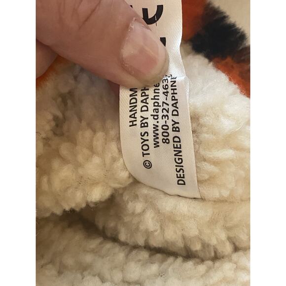 Daphne Tiger Plush Hand Puppet 12" Orange Striped Kids Show Homeschool Theater - Picture 7 of 13